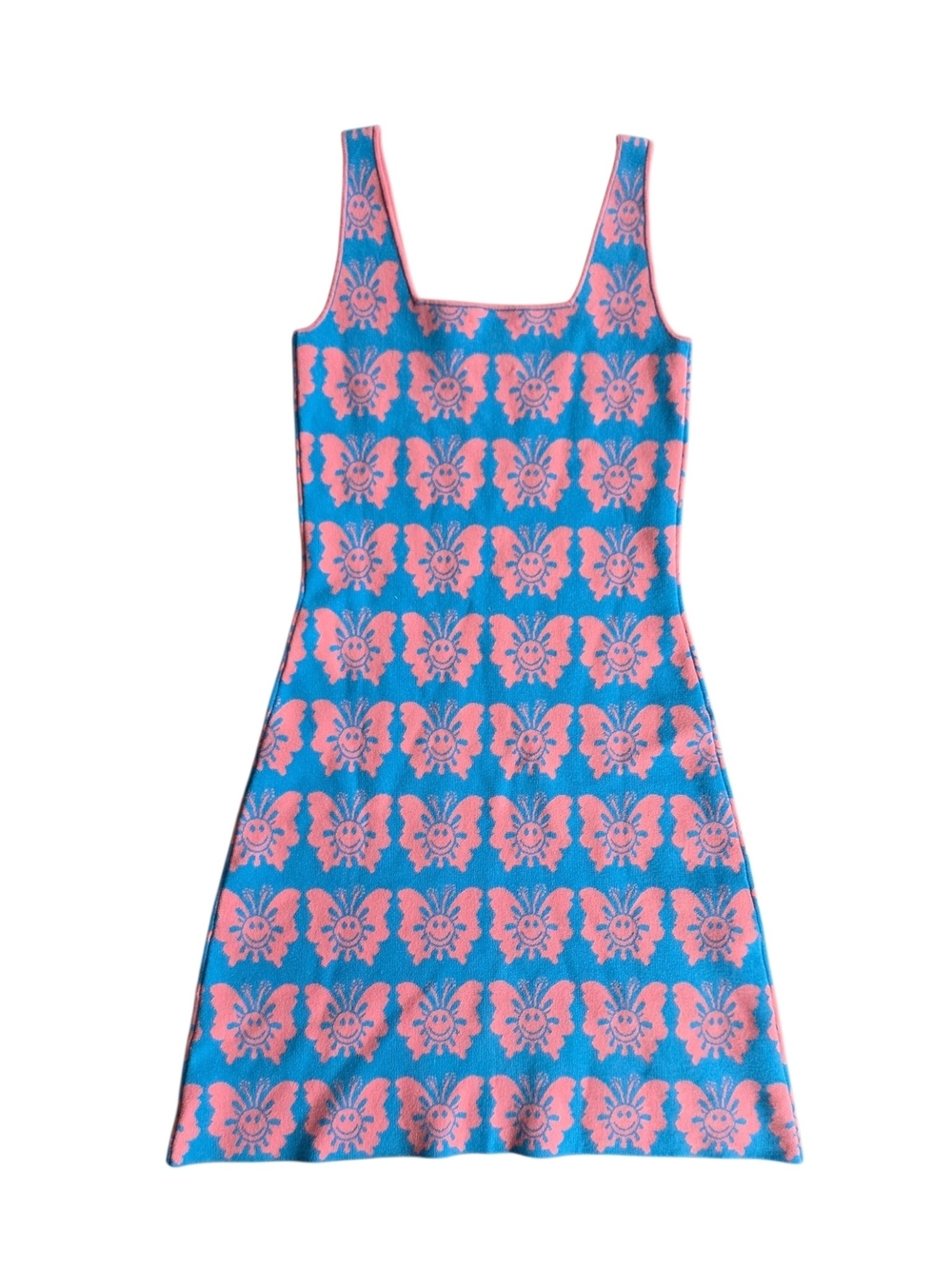 Holiday Emma Mulholland Happy Butterfly Preppy Knit Tank Dress Small